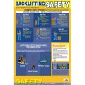 National Marker Co NMC Poster, Back Lifting Safety, 24 x 18 PST001